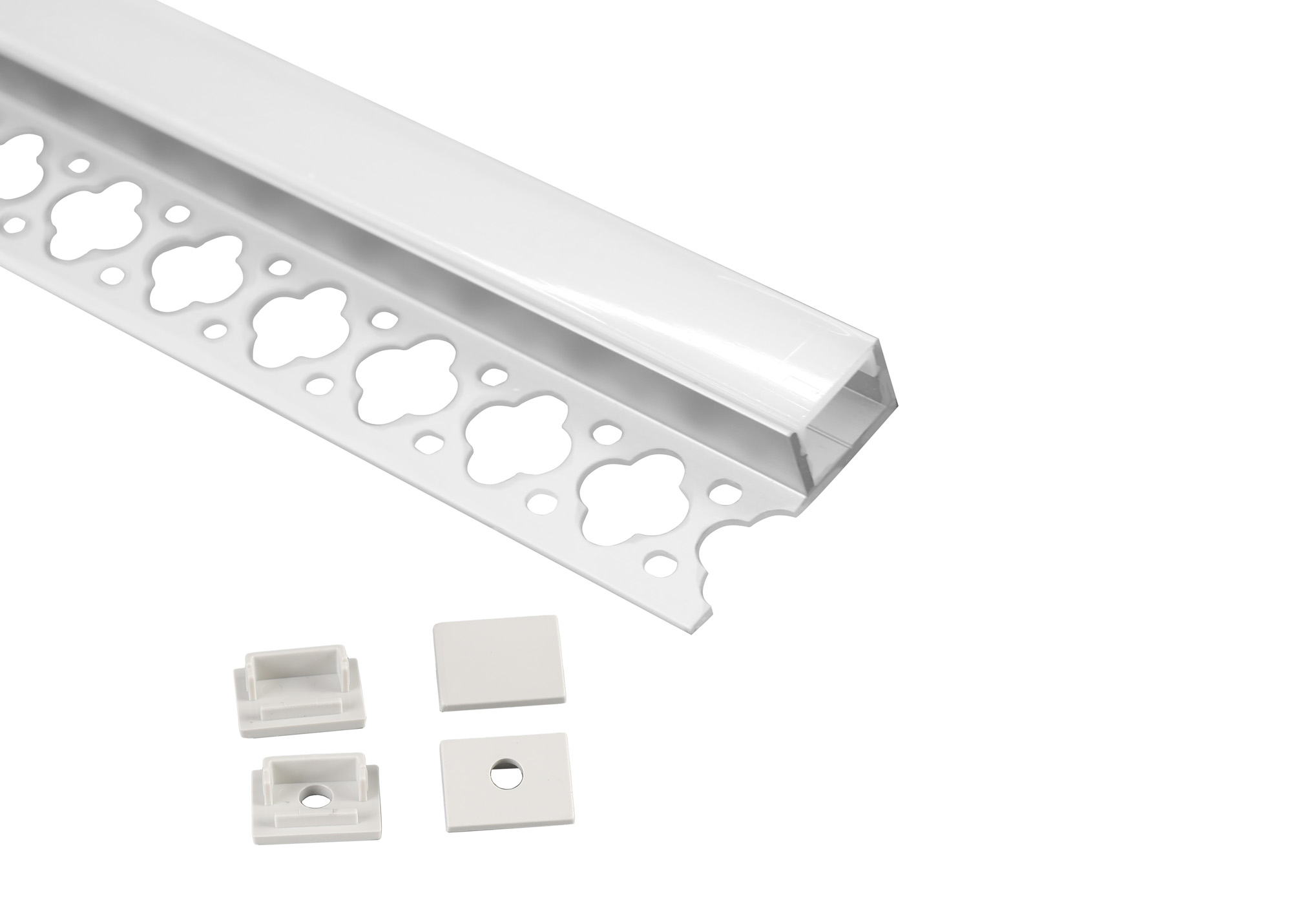 Tiras 2m, 35 x 11mm  Trimless Aluminium Profile With Diffuser And Accessories